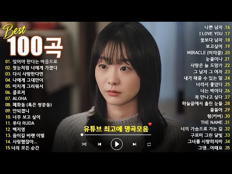 하루 끝에 듣는 힐링 발라드 🎶 광고 없는 감성 명곡 모음 💌 김범수 /임창정/박효신/성시경/ 백지영/ 더원/태연/박명수