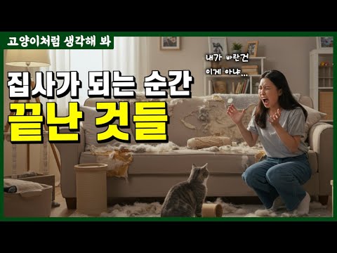 고양이와 살면 절대 못하는 것들 | 초보 집사들 충격 주의