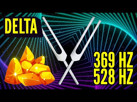 UNIVERSE WILL SEND YOU MIRACLES ✨ 369 Hz + 528 Hz Tuning Forks (Delta)