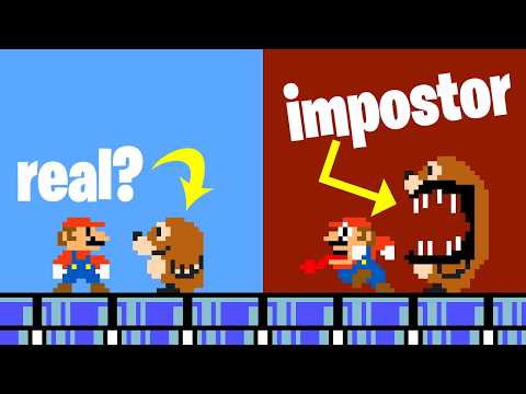 Mario, but enemies are IMPOSTERS?!