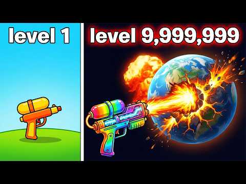 I upgraded guns 9,375,627 times until i broke reality