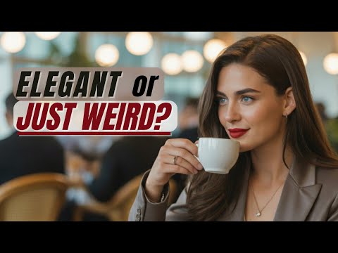 9 Elegant Habits That Seem Strange Until You Understand Them