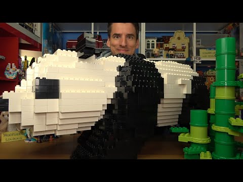 Der 1000 Teile Monster-Panda! Wange® Duplo-Alternative