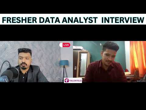 Data Analyst Fresher's Mock Interview | Learn Data Analytics from Talentele #dataanalytics