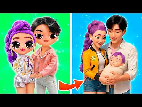 Kейпоп - Охотницы на Демонов растут вместе! Идеи для кукол ЛОЛ