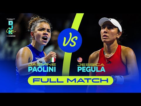 Jasmine Paolini (ITA) v Jessica Pegula (USA) | 2025 Billie Jean King Cup Finals | FULL MATCH