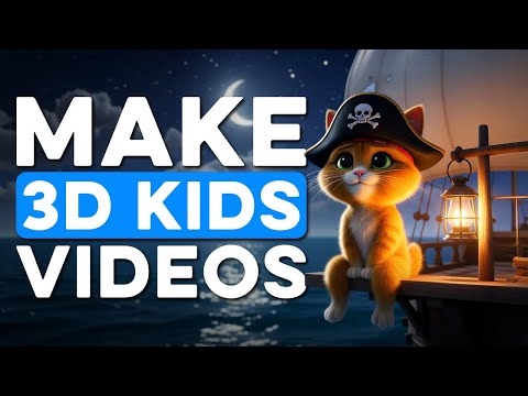 How to Create 3D Animation Kids Videos with Al
