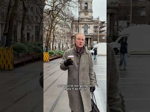 Rushing about with a takeaway coffee doesn’t make you look as important as you think it does!