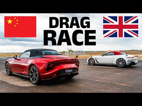 V12 Aston Martin vs MG Cyberster drag race: Can 12 cylinders topple China's fastest convertible?