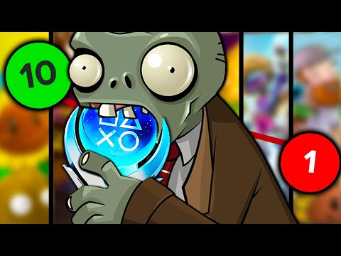 I Platinum'd EVERY Plants VS Zombies GAME!