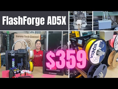 FlashForge AD5X 3D Printer Review — Value, Reliability, and IN-DEPTH Tests