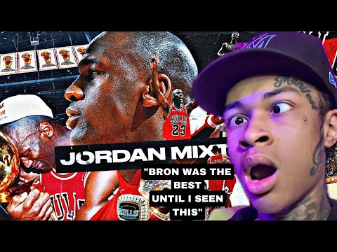 LeBron Fan Gets Mind Blown Watching MJ's HISTORIC Bulls Mixtape