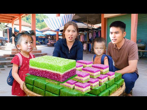 How to make green bean sticky rice cakes, harvest cassava and taro to sell at the market