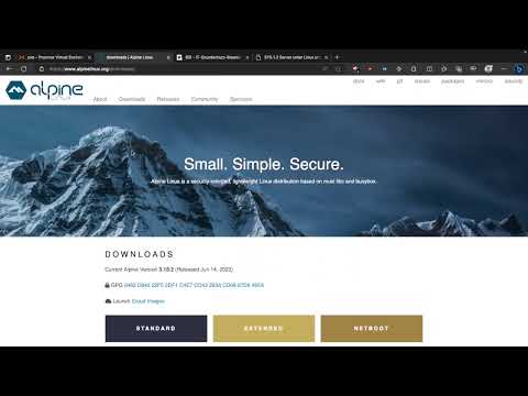 IT-Sicherheit: AlpineLinux Installation und dazu eine PKI mit XCA