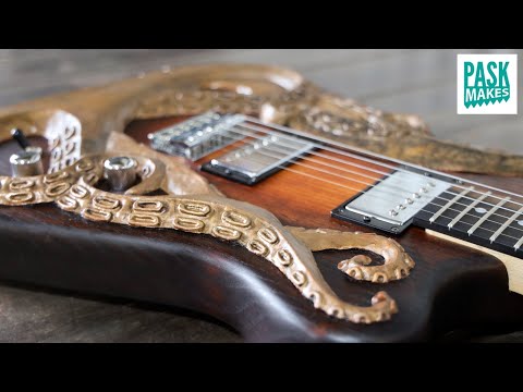 Making a Unique Guitar with Awesome Copper Tentacles?