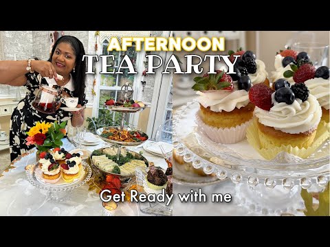 How to create a Beautiful AFTERNOON TEA PARTY at home #teaparty #afternoontea #teatimesnacks