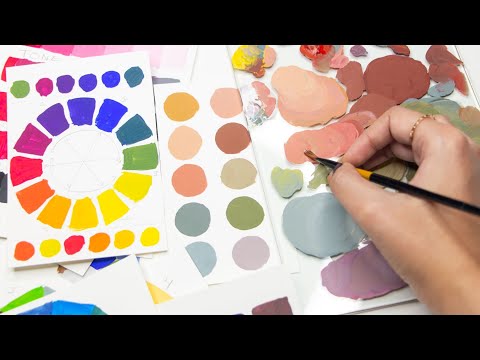 Gouache Color Mixing Basics | Skin Tones