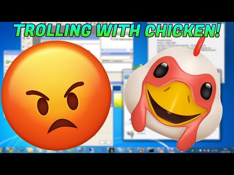 Trolling SCAMMERS with a chicken after DELETING their files!