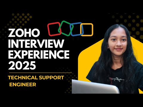 My Zoho Interview Experience 2025 | Technical Support Engineer | Selected or Not?