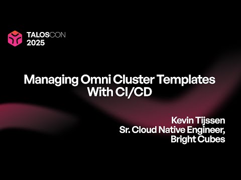 Managing Omni cluster templates with CI/CD