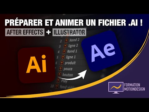 How to animate an Illustrator file in After Effects? - Motion design workflow tutorial