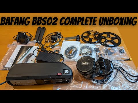 Bafang 750w Mid Drive Ebike Conversion Kit Complete Unboxing