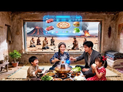 En un pueblo donde todos pasan hambre, activa un sistema de víveres y su familia come carne a diario