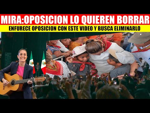 👏🏽🦅🇲🇽MIRA:SHEINBAUM SE LAS CANTO A LA OPOSICION CON ESTE VIDEO,BUSCAN ELIMNARLO