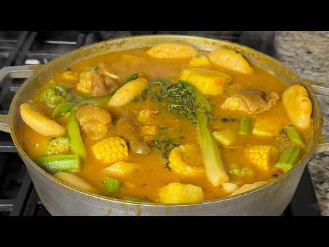 Cow foot soup Caribbean recipe