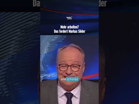 Mehr arbeiten? Das fordert Markus Söder | heute-show #shorts