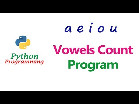 Python Program To Count The Vowels in Given Sentence | Python Programs
