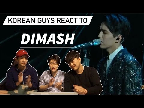 Korean Guys React to DIMASH!!