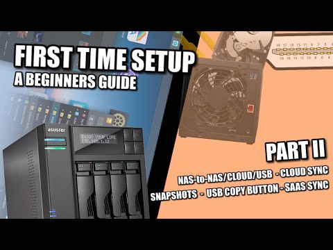 Asustor NAS Setup Guide 2022 #2 - Backups, NAS to NAS CLOUD USB SaaS Backups & Sync
