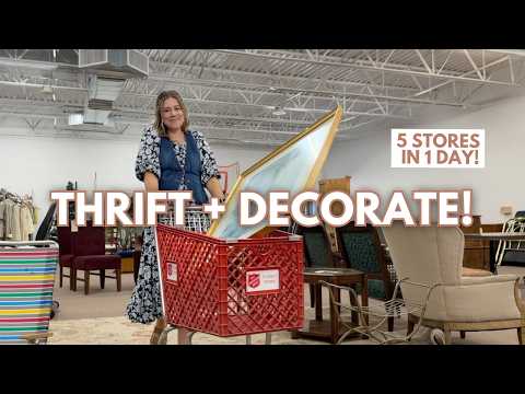 The ultimate *cozy* home decor thrift trip | THRIFT WITH ME |  ECOVACS DEEBOT X9 PRO OMNI