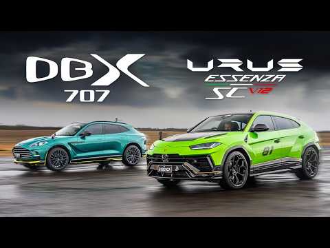 Aston Martin DBX707 vs Lamborghini Urus Performante SUV DRAG RACE!