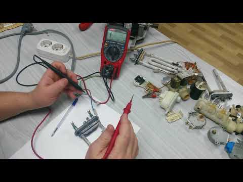 3 ways to diagnose a heating element. How to check a washing machine's heating element.