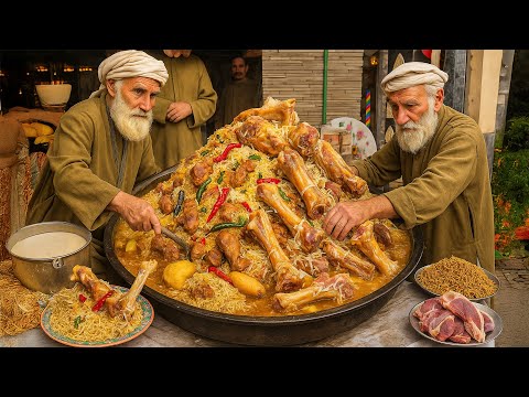 Afghanistan most famous street food | Kabuli pulao, biryani recipe, roasted chicken, street food
