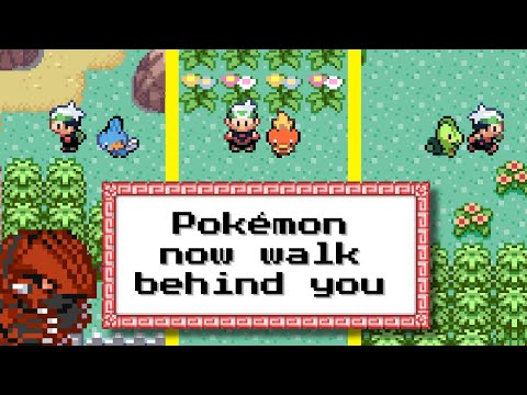 Hacking Pokémon Emerald to make Pokémon walk with you