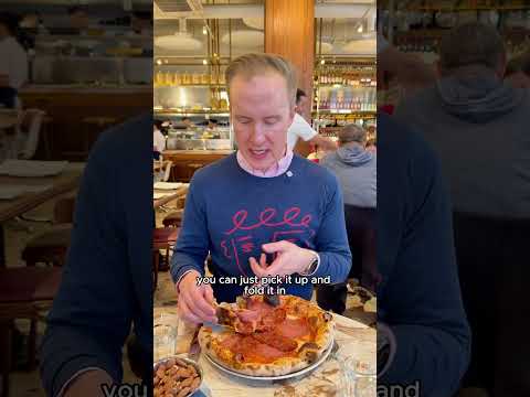 You don’t need to use a knife and fork; pizza is not a formal food!