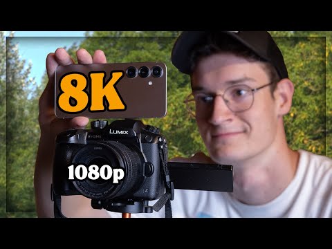 Smartphone en 8k vs Caméra Pro en 1080p