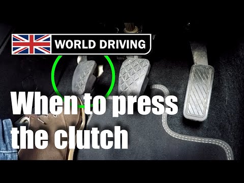 When To Press the Clutch - Driving Lesson for Beginners
