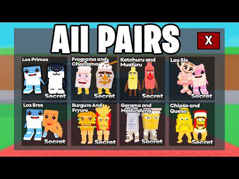 I Collected EVERY BRAINROT PAIR in 24 Hours!