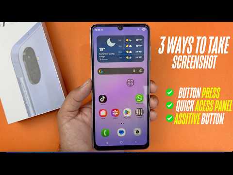 Samsung Galaxy A07 5G: How to take Screenshot (3 Super New Ways)