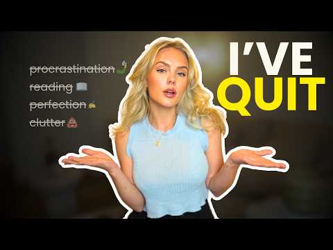 7 Things I QUIT To Simplify My Life [And The Systems I Use Instead]