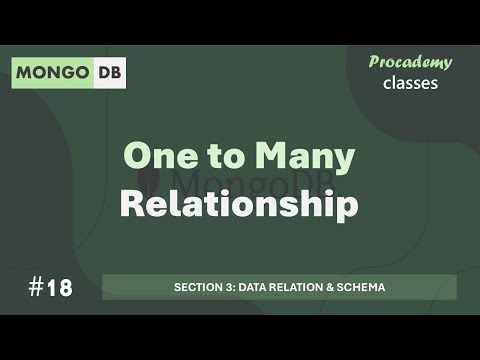 #18 One to Many Relationship | Data Relation & Schema | MongoDB Complete Course 2025