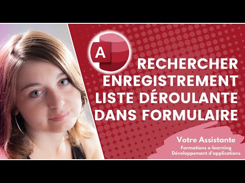 Rechercher un enregistrement avec une liste déroulante dans un formulaire Access