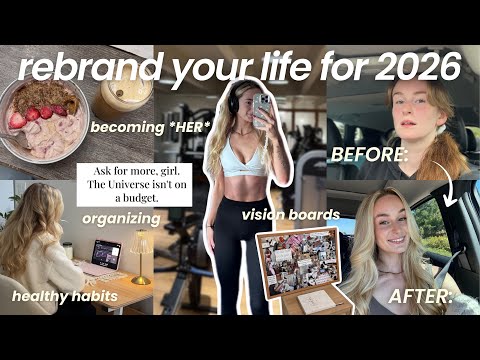 *INTENSE* LIFE RESET IN 5 STEPS FOR 2026 | the SECRET to creating your DREAM life ✨