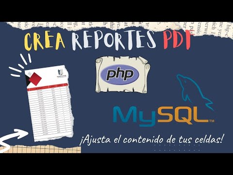 Crear Reportes PDF en PHP con FPDF y MYSQL