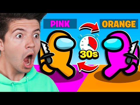 Among Us But You Swap Colors Every 30s! (Crazy Colors Mod)