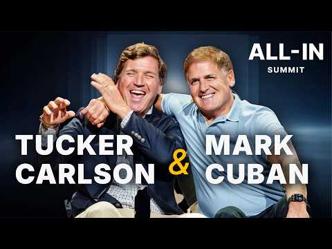 Tucker Carlson and Mark Cuban Debate How to Save America 🔥 | All-In Summit 2025